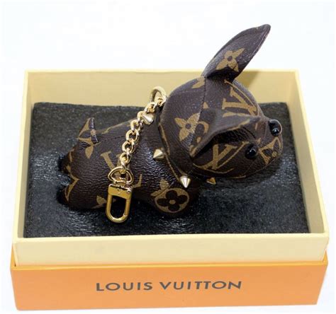 louis vuitton french bulldog keychain